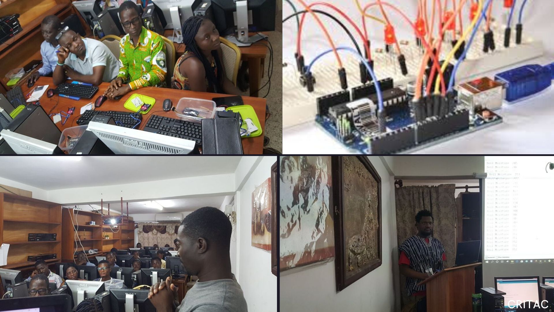 CRITAC TRAINS A SECTION OF STUDENTS FROM UNIVERSITY OF CAPE COAST ON PRECISION AGRICULTURE